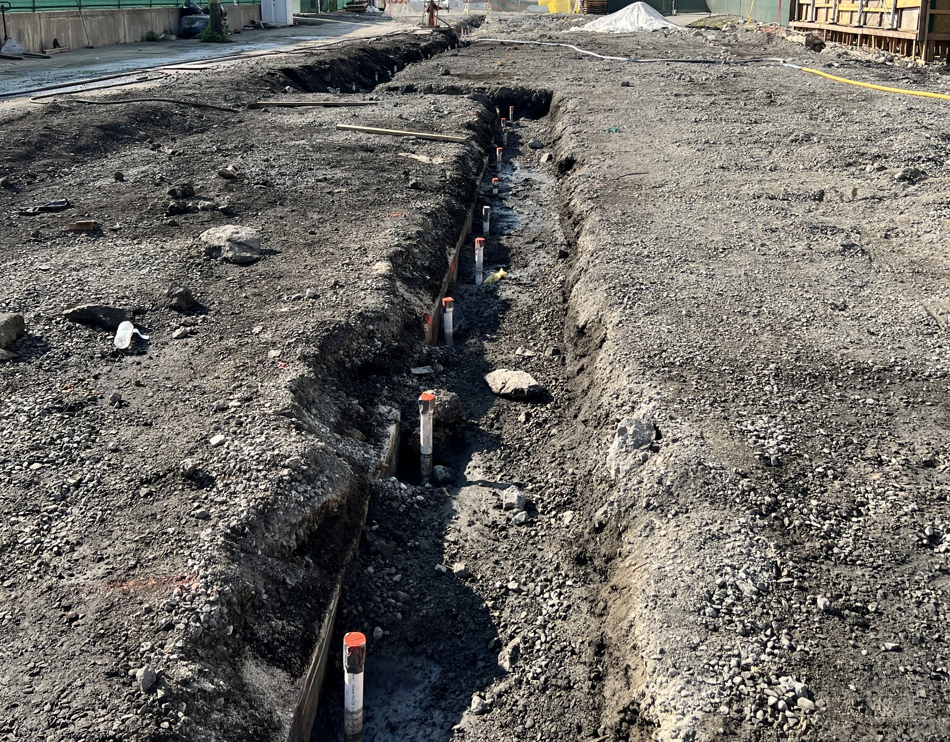 deep wells installed