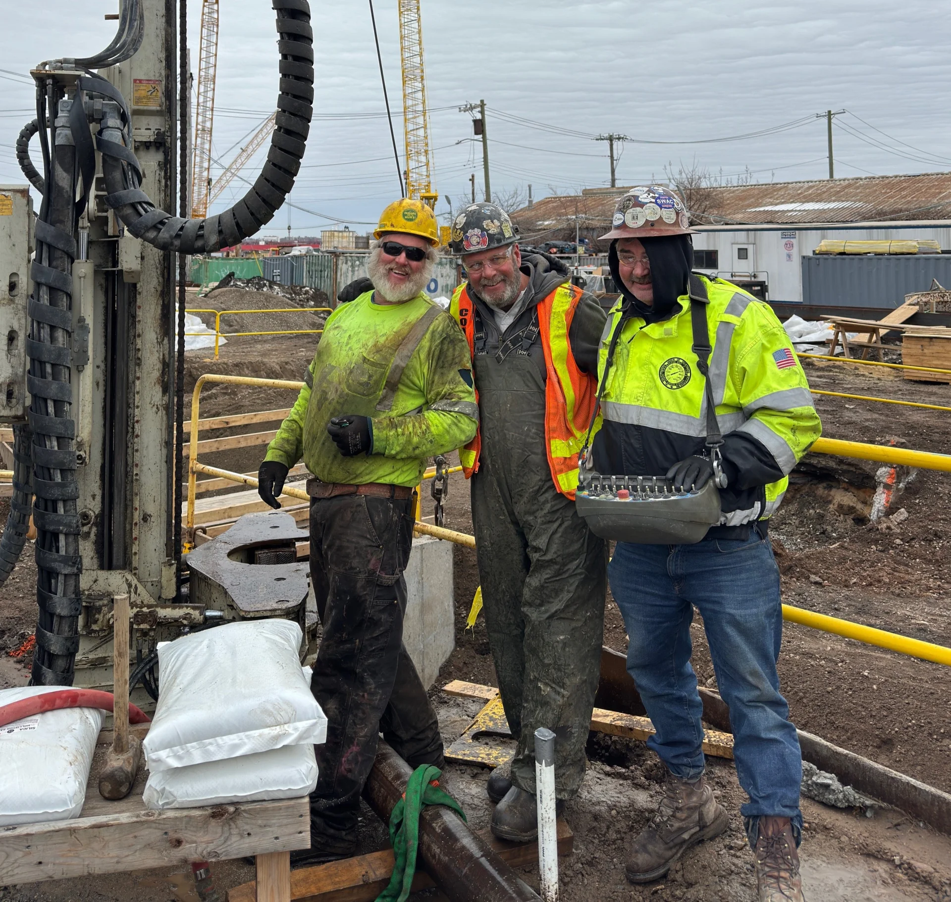 3 Tri-State crew members smiling