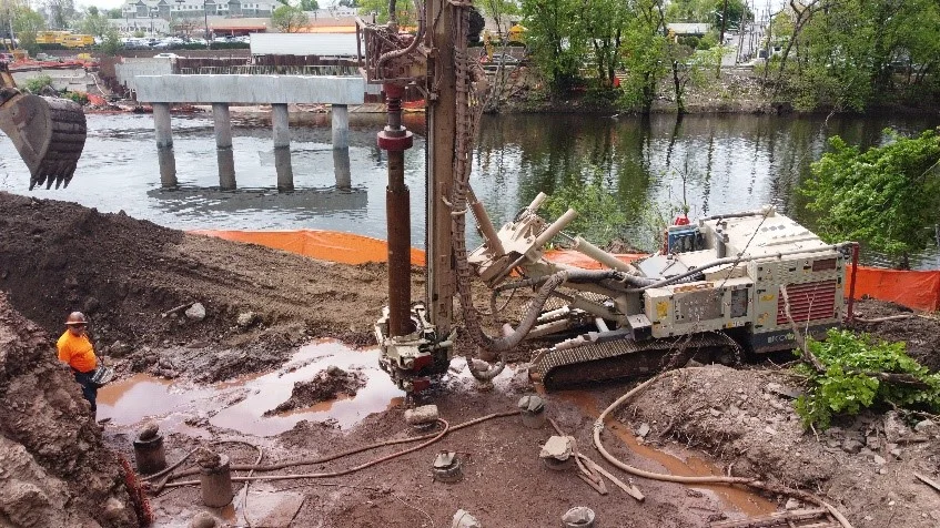 Fairlawn construction site with construction machinery