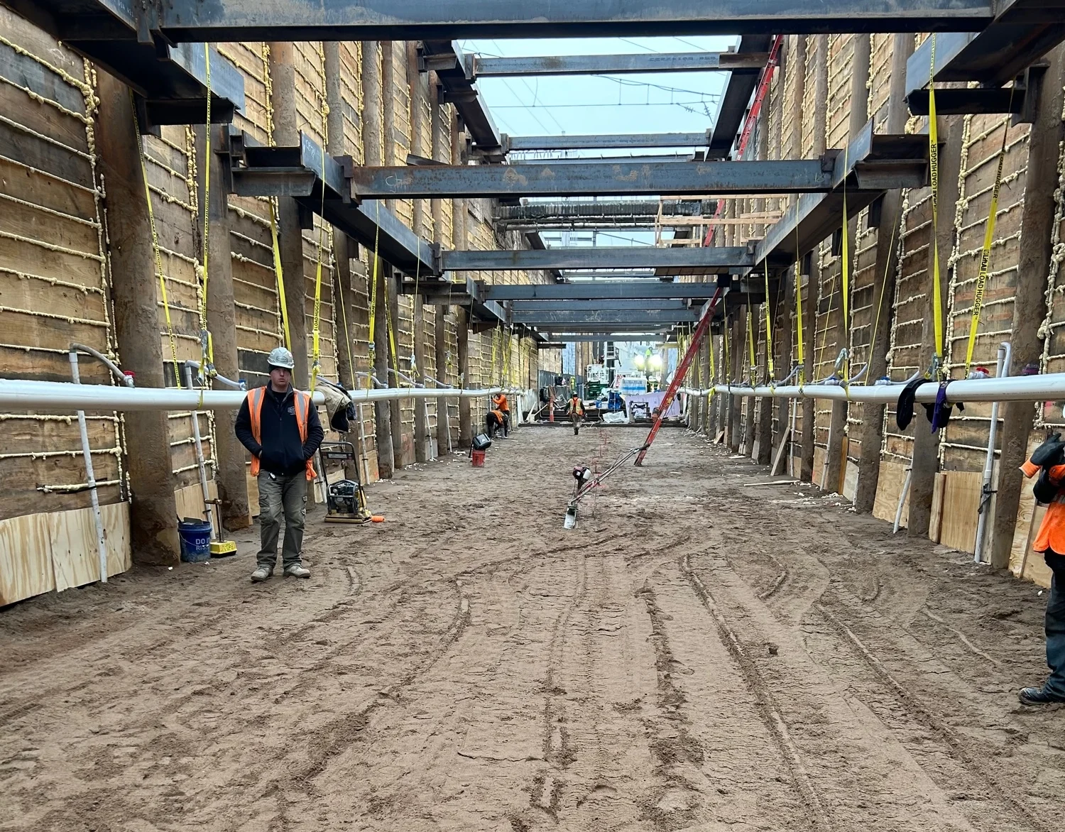 wellpoints inside tunnel